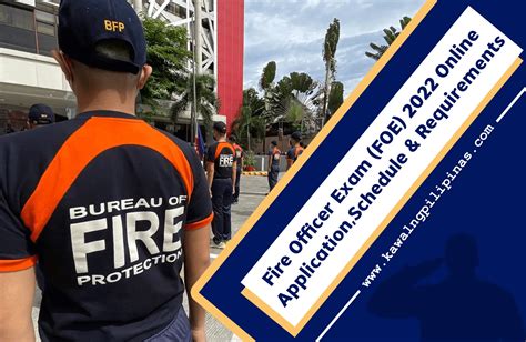 Fire Officer Exam (FOE) 2022 Online Ap.